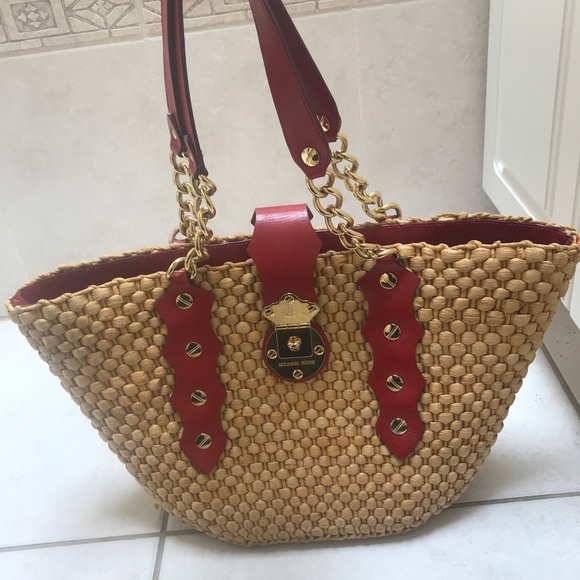 Michael Kors Santorini Straw Bag - Picture 3 of 8